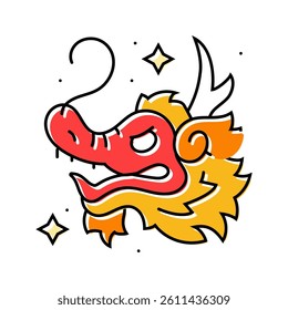 chinese new year chinese holiday color icon vector. chinese new year chinese holiday sign. isolated symbol illustration