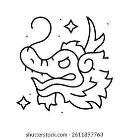 chinese new year chinese holiday line icon vector. chinese new year chinese holiday sign. isolated contour symbol black illustration
