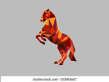  Chinese New Year of the Horse illustration. EPS10 vector file with transparency layers.