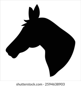 Chinese New Year Horse Year Paper Cut Art Logo
