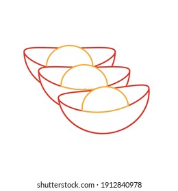 Chinese New Year icon Fireworks Color Lines-02