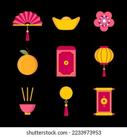 Chinese New Year Icon Set