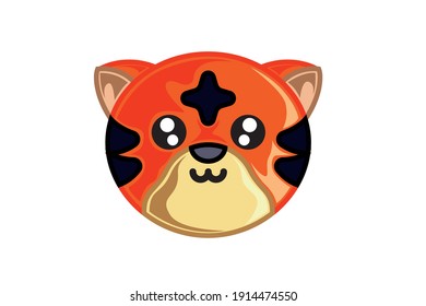 Chinese New Year Icon Tiger Fill