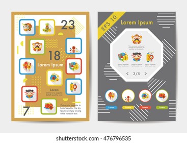 Chinese New Year icons set with long shadow,eps10