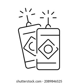 Chinese New Year Icons and traditional symbols, decorations, gifts for your design 2022