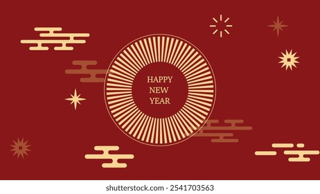 Chinese new year , imlek background with ornament traditional of asia for template design for banner, poster ,wallpaper , background