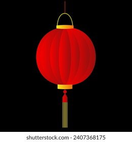 Chinese new year lantern vctor art