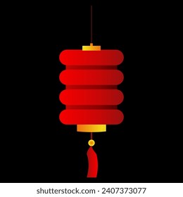 Chinese new year lantern vctor art