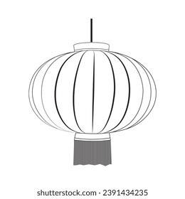 Chinese New Year Lantern vector illustration design