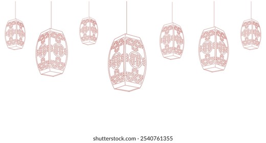 Chinese New Year Lantern Vector Design