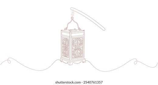 Diseño de Vector de linterna de año Nuevo chino
