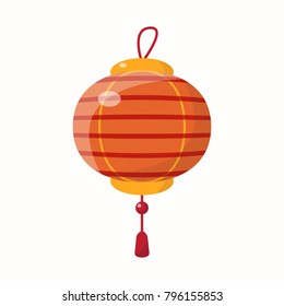 Chinese new year lantern. Vector illustration