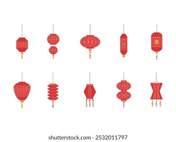 Chinese New Year Lanterns set