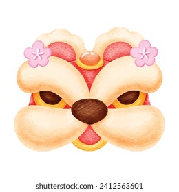 Chinese New Year Lion illustration