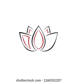 Chinese new year, lotus icon. Can be used for web, logo, mobile app, UI, UX