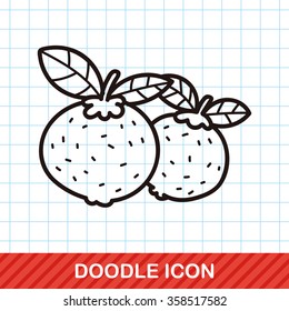 Chinese New Year Mandarin Oranges doodle