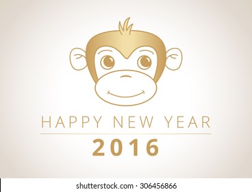 Chinese New Year of monkey 2016