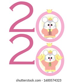 Chinese new year mouse 2020