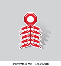Chinese New Year ornament. Vector Illustration
