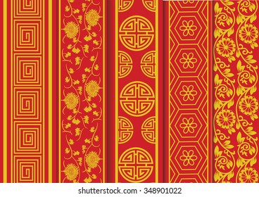 Chinese new year pattern