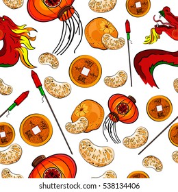 Chinese New Year pattern