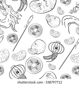 Chinese New Year pattern