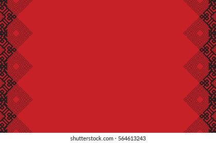 Chinese new year pattern background. Vector illustration