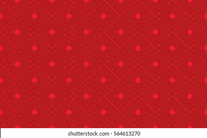 Chinese new year pattern background. Vector illustration