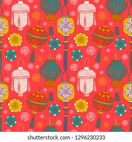 chinese new year, pattern design.