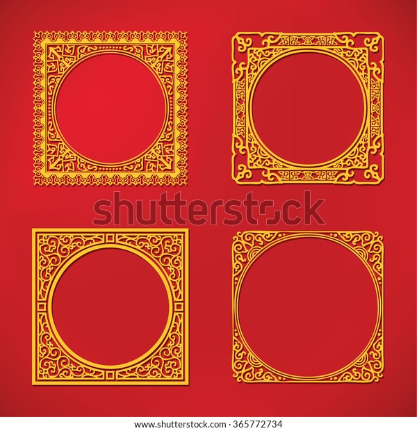 chinese new year pattern paper