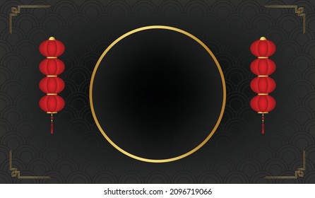 diseño vectorial chino de año nuevo ilustración fondo fondo papel tapiz patrón pancarta volante etiqueta de evento fondo diseño vectorial moderno color premium tarjeta digital ornamental oro negro de lujo