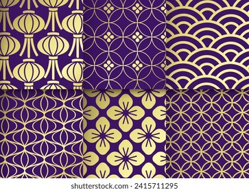 Chinese New Year pattern illustration