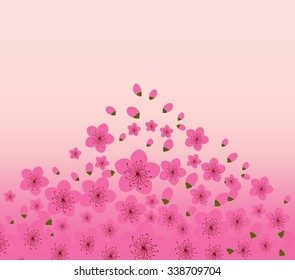 Chinese New Year plum blossom Background