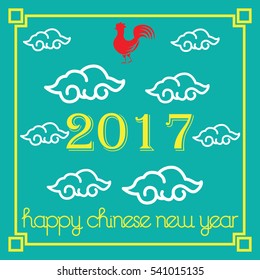 Chinese new year poster template
