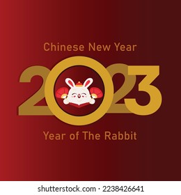 Chinese New Year Rabbit Celebration Post