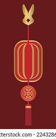 Chinese new year of the rabbit icon