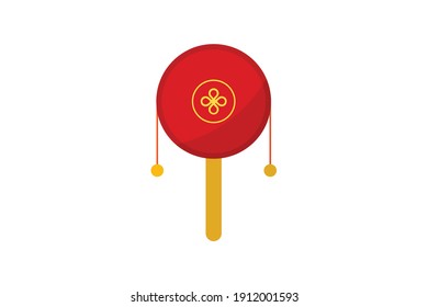 Chinese New Year Rattle Drum Icon