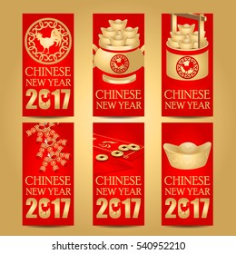 Chinese New Year with red background