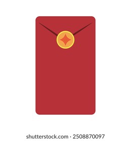 Ilustración de bolsa de sobre rojo de año nuevo chino