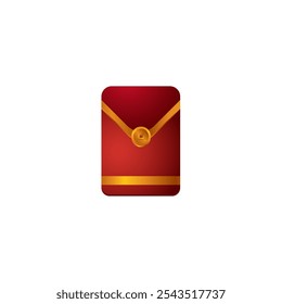 Diseño de sobre rojo del año Nuevo chino