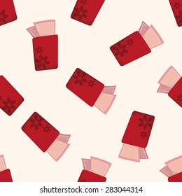 Chinese New Year red envelope ,seamless pattern