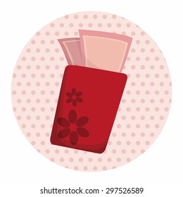 Chinese New Year red envelope theme elements