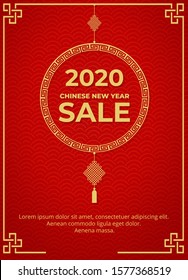 Chinese New Year Sale Design Template