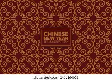 chinese new year seamless pattern background