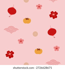 Chinese New Year Seamless Pattern Design