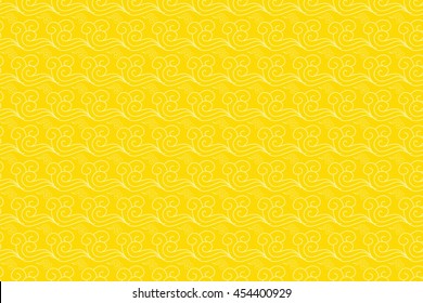 Chinese New Year seamless pattern with water. Print colors used