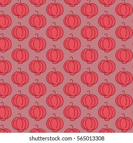 Chinese New Year Seamless Pattern Background with Lantern