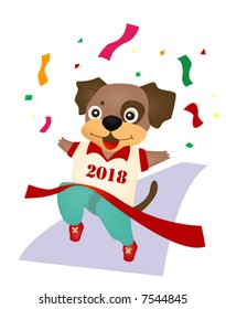 Chinese New Year Series: Year of the Dog - Vector