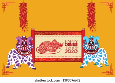 Chinese new year. Set of design elements