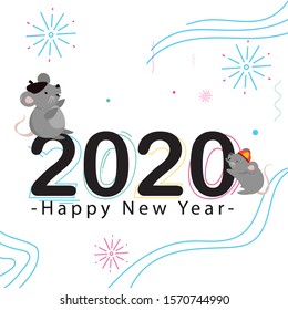 Chinese New Year Shio 2020 Mouse